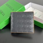 보테가 (징) 더블 폴드 숏 지갑 블랙 605722