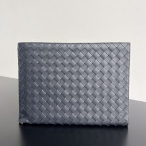 보테가 (징) 반지퍼 손잡이 가방 소가죽 그레이 607479