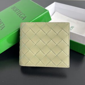 보테가 (징) 동전 지갑 더블 폴드 그린 605722