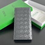 보테가 (징) 남성용 편직 지갑 소가죽 그레이 676593