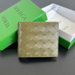 보테가 (징) 동전 지갑 더블 폴드 숏 지갑 올리브 605722