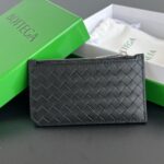 보테가 (징) 클래식 카드 지갑 블랙 805827