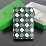 보테가 (징) 인트레치아토 더블 접이식 지퍼 지갑 블랙 749940