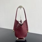 보테가 (징) 클래식 토트백 와인색 양가죽 740898