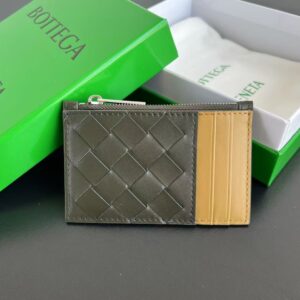 보테가 (징) 카드 지갑 카키 소가죽 755985