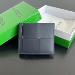 보테가 (징) 대편직 동전 지갑 블랙 649605