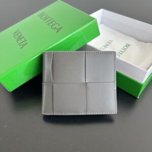 보테가 (징) 대編織格帶 동전 지갑 짙은 회색 649605