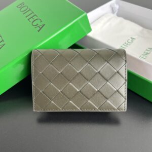 보테가 (징) 명함지갑 수입 소가죽 그레이 605720