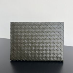 보테가 (징) 반지퍼 손잡이 가방 그레이 607479