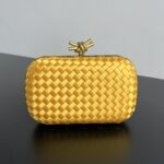 보테가 (징) BV Knot 미니 클러치 노란색 717622