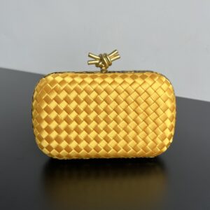 보테가 (징) BV Knot 미니 클러치 노란색 717622