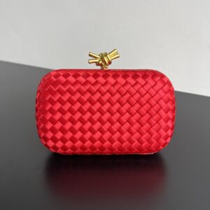 보테가 (징) BV Knot 미니 클러치 레드 717622