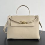 보테가 (징) Ciao Ciao 핸드백 실크 카프 베이지 817231