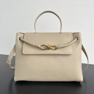 보테가 (징) Ciao Ciao 핸드백 실크 카프 베이지 817231