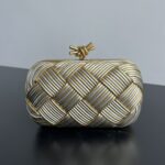 보테가 (징) Kont 2색 클러치 핸드백 골드 실버 804532 골드/실버