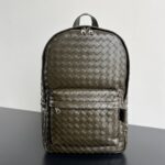 보테가 (징) 남성 더블 백팩 클래식 편직 공예 소가죽 카키 730732