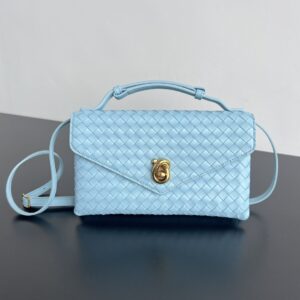 보테가 (징) Knot Lock 숄더백 하늘색 817191