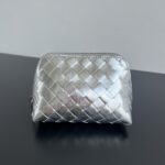 보테가 (징) 인트레치아토 화장품 파우치 실버 764044