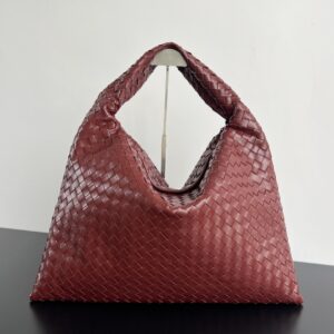 보테가 (징) 대형 홉 소가죽 백 레드 763970