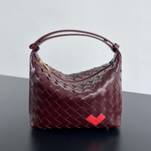 보테가 (징) 벤토백 미니 레드 인트레치아토 양가죽 백 754443