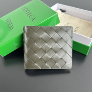 보테가 (징) 동전 지갑 더블 폴드 숏 지갑 그레이 605722