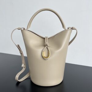 보테가 (징) 리베르타 물통백 소가죽 베이지 806038