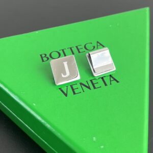 보테가 (징) Clip 자母夹 실버 하드웨어 개인화 키링