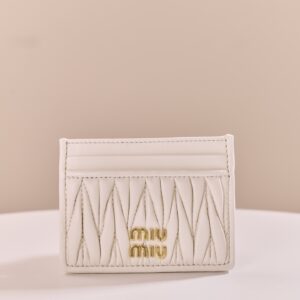 미우미우 (팬더) 카드 지갑 화이트 5MC076