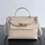 보테가 (징) 시그니처 Ciao Ciao 미니 크림 실키 송아지가죽 백 835835