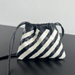 보테가 (징) 클래식 배색 추리닝 더스트백 블랙 화이트 816987