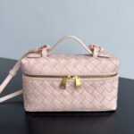 보테가 (징) 바니티 케이스 핑크 소가죽 화장품 가방 789109