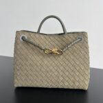 보테가 (징) 안디아모 소가죽 숄더백 베이지 743572