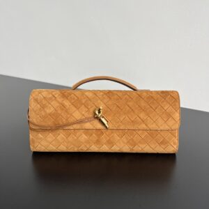 보테가 (징) 클러치 롱 핸드백 브라운 741511