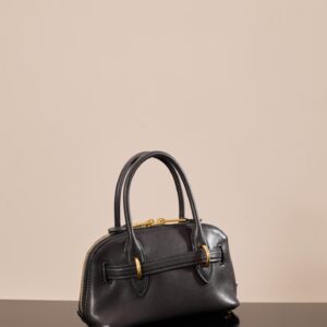 미우미우 (팬더) 어벤투르 베쉘백 미니 블랙 빈티지 소가죽 5BP090