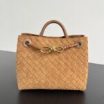 보테가 (징) 반쥬르 미니 브라운 스웨이드 백 743568