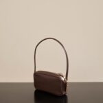 미우미우 (팬더) 소가죽 미니 핸드백 석송색 5NE024