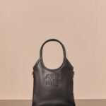 미우미우 (팬더) 아이비 미니 토트 블랙 5BA281