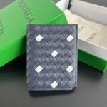 보테가 (징) 피콜로 엘라프 플랩 소가죽 카드 지갑 네이비 796964