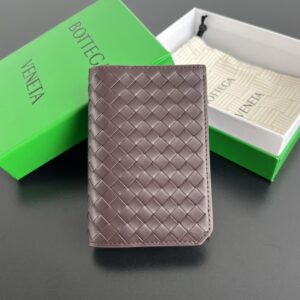 보테가 (징) 클래식 미니 패스포트 케이스 소가죽 브라운 817398