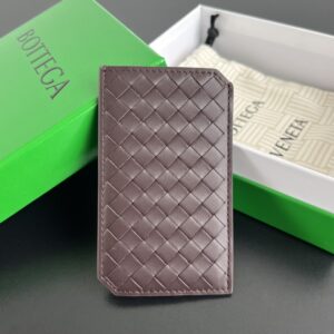 보테가 (징) 피콜로 카드 지갑 브라운 소가죽 796963