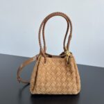 보테가 (징) 인트레치아토 반스웨이드 숄더백 브라운 796569