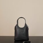 미우미우 (팬더) 아이비 미니 토트 블랙 5BA281