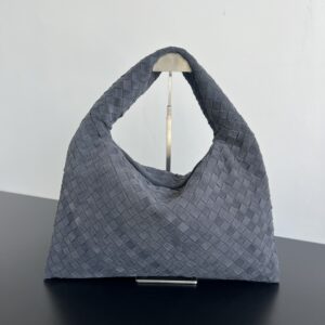 보테가 (징) 중형 양가죽 HOP 백 그레이 796262