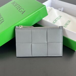 보테가 (징) 대형 체크 카드 지갑 그레이 679843