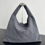 보테가 (징) 대형 홉 소가죽 백 그레이 763970