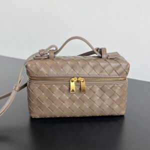 보테가 (징) 바니티 케이스 화장품 가방 브라운 789109