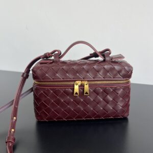 보테가 (징) 바니티 케이스 화장품 가방 버건디 789109