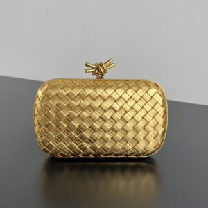 보테가 (징) BV Knot 미니 클러치 골드 717622