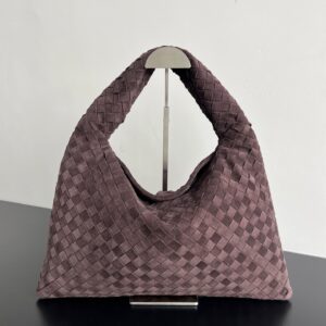 보테가 (징) 중형 양가죽 HOP 백 모던 퍼플 796262