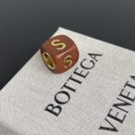 보테가 (징) 작은 나무 알파벳 비즈 DIY 장식품 브라운 P150